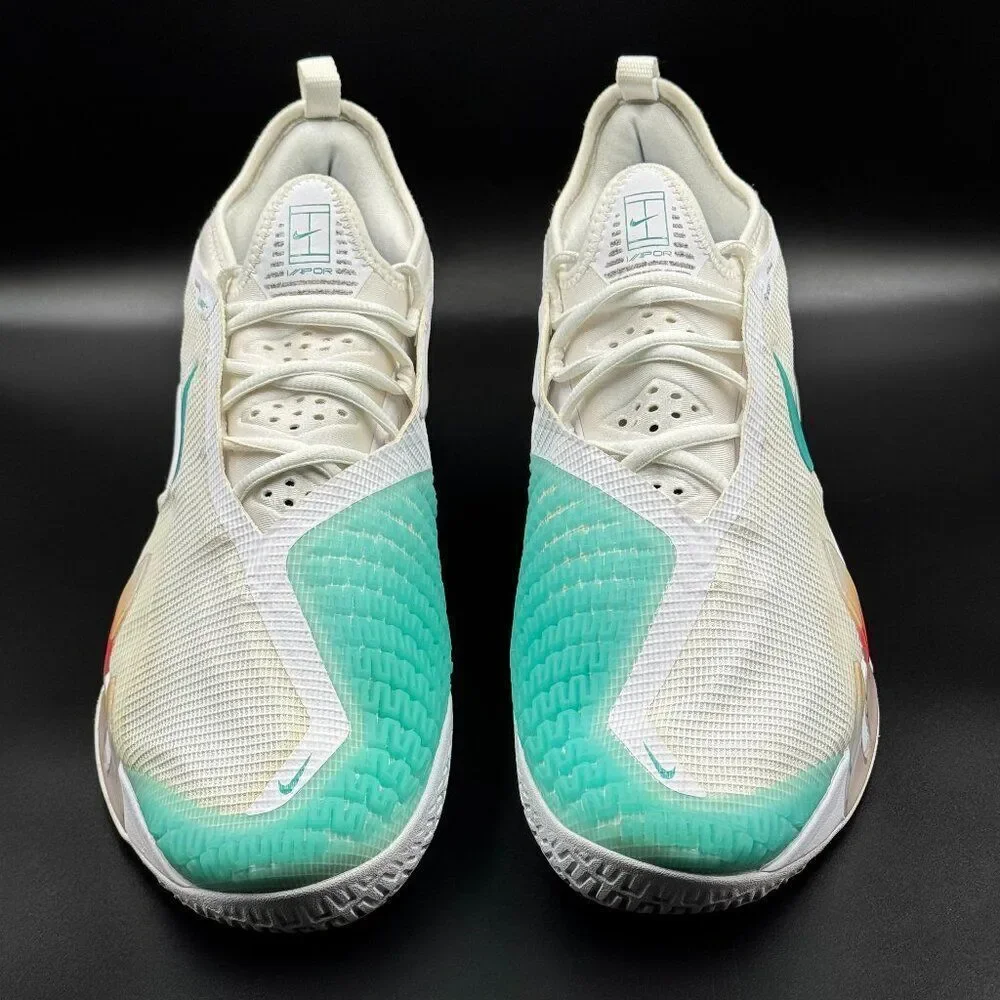 Nike Court React Vapor NXT 'White Washed Teal Red'